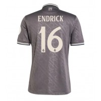 Camisa de Futebol Real Madrid Endrick #16 Equipamento Alternativo 2024-25 Manga Curta